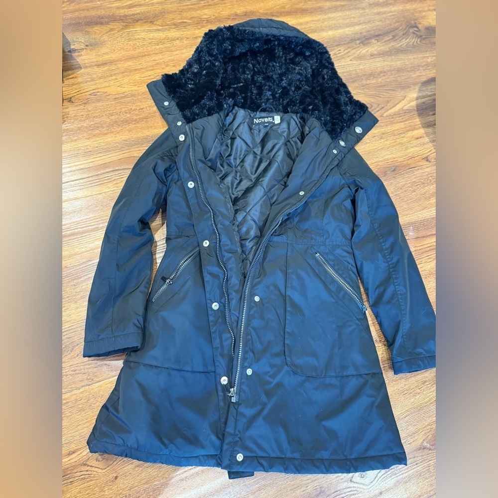 NOVELTI Black Vegan Winter Jacket (XS)
